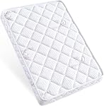 Premium Pack and Play Mattress Topper-38" x 26" x 1.5", Breathable, Soft, Safety-Reinforced Play Yard Mattress for Babies and Toddlers, Fits Pack N Play Playpens, White