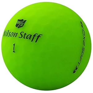 lbc-sports 24 Wilson Staff Dx2 / Duo Soft Optix Golfbälle – AAAAA – PremiumSelection – Grün – Mattes Finish – Lakeballs – gebrauchte Golfbälle – im Netzbeutel
