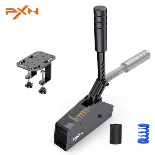 PXN 16-Bit USB PC Handbrake HB S &ndash; Sim Racing Game Handbrake with Adjustable Resistance & Travel...