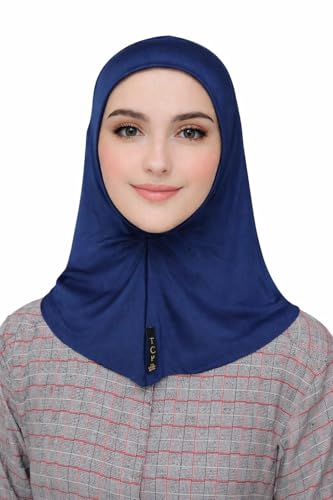 Image of TCP Women's Ninja Beige Jersey Cap, under scarf Neck Covering Hijab Tube cap Age 16+ years