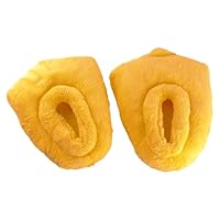 Ieron Duck Slippers Plush Home Slippers Novelty Animal Slippers Duck Feet Shoes Fluffy House Slippers Festival Cosplay Costume (Yellow 16x16cm)