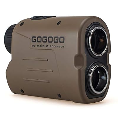 Gogogo Sport Laser Golf & Hunting Rangefinder 1200 Yards 6X Magnification Laser Range Finder with Pin-Seeker & Flag-Lock