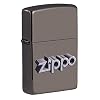 Zippo 3D Logo Black Ice Pocket Lighter
