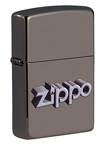 Encendedor Zippo Black Ice Logo 3D miniatura 1