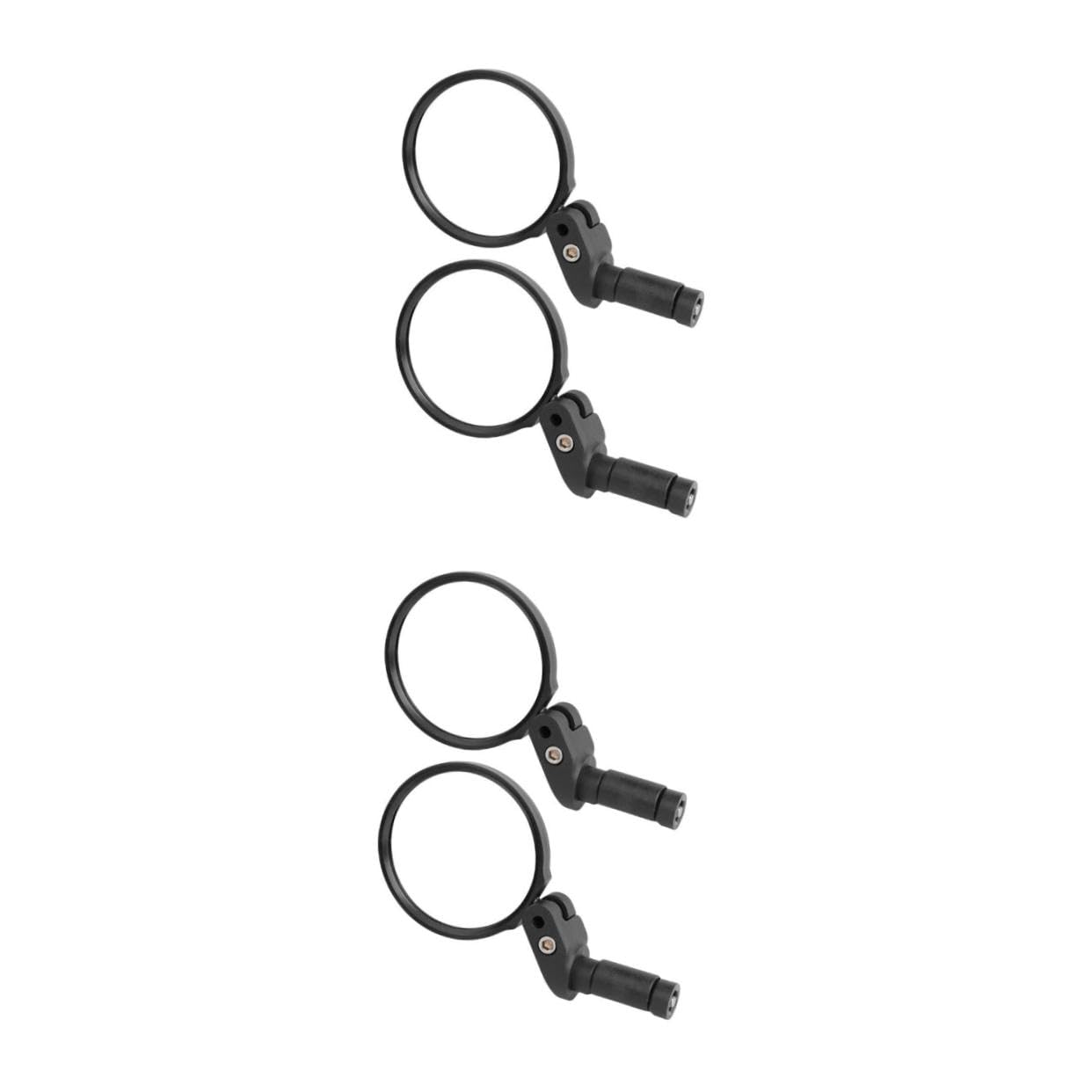 TOYANDONA 2 Ensembles Rétroviseurs De Guidon Réglables Pour Vélo De Convexes Pour Vélos De Montagne Installation Facile Outils Accessoire Pour Électrique Scooter 2 Pièces * 2