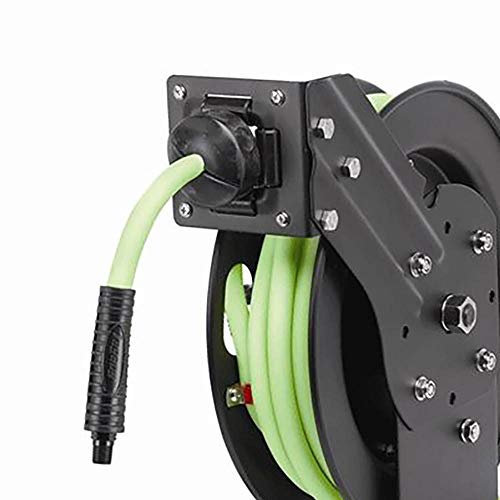 image for Flexzilla Open Face Retractable Air Hose Reel, 3/8 in. x 25 ft., Heavy