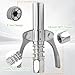 HARSKIYER 1 Pcs Grease Gun Coupler, Quick Lock Grease Gun Tips with Double Handles & 6 Tickened Claws, Stainless Steel Construction 12,000 PSI Preessure, Universal Fit for Automotive, Industrial