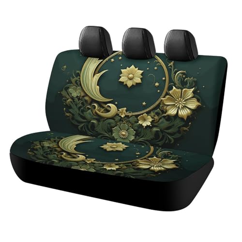 Housse de siège arrière pour chien durable tapis de protection auto antidérapant vert