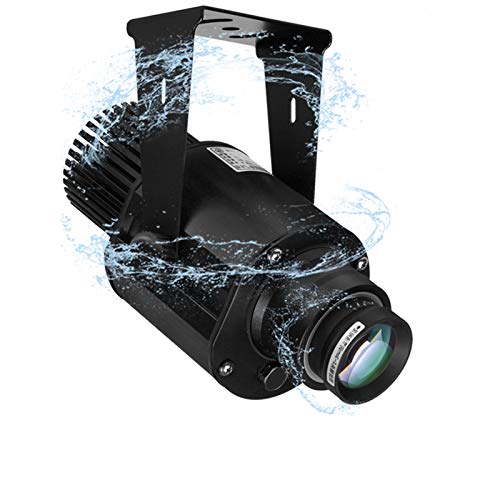 Proiettore con logo gobo con immagine personalizzata da 35 W LED per interni/esterni IP67 impermeabile,Nero,remote control