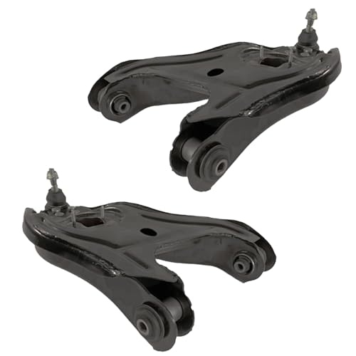 Image of Detroit Axle - RWD 8pc Front End Control Arms Kit for 2002-2005 Dodge Ram 1500, 2 Lower Control Arms with Ball Joints Assembly 2 Sway Bar Links 4 Inner Outer Tie Rods 2003 2004 Replacement