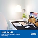 Tapo TP-Link Smart Light Bulbs - Natural Daylight, Dimmable, Compatible w/Alexa and Google Home, A60 Bulb/E27 Base, 60W Equivalent, 800LM CRI>90, 2.4GHz WiFi Only, No Hub Required, L520E(4-Pack) - Image 3