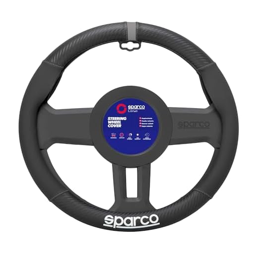 Coprivolante Protezione per il volante Nero Grigio Coprivolante in gomma