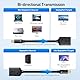 Cable Matters 8K Mini DisplayPort auf DisplayPort Adapter (Mini DP zu DP, Mini DisplayPort zu DisplayPort Adapter) in Schwarz - Thunderbolt und Thunderbolt 2 Port kompatibel