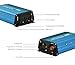 DC 12V to AC120V Pure sine Wave Power Inverter 300W with Dual sockets Output and DC 5V 2Amp USB Output. Ideal for Most Small Power appliances. (300W) Blue