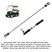 Roykaw Golf Cart TXT Governor Throttle Linkage Rod Compatible with EZGO TXT 4 Cycle Gas Models, Adjusting Rod for TXT, Replace OEM# 72254G01