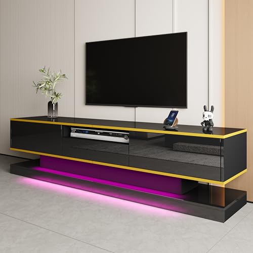 Gxffipw TV Schrank 180 cm mit LED