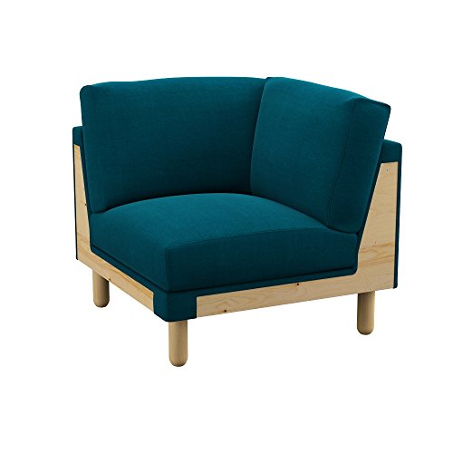 Soferia - IKEA NORSBORG Funda para módulo de Esquina, Elegance Turquoise