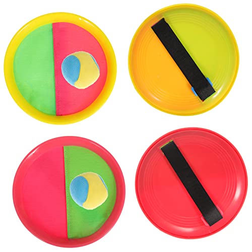UPKOCH 2 Sets Beach Throwing for Interactive Outdoor Game Lightweight Paddle Catch Game for Family Fun and Birthday Parties Promotes Hand Eye Coordination