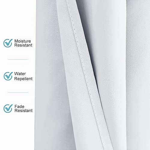 image for RYB HOME Outdoor Curtain for Patio Outside Shades Farmhouse Curtain fo