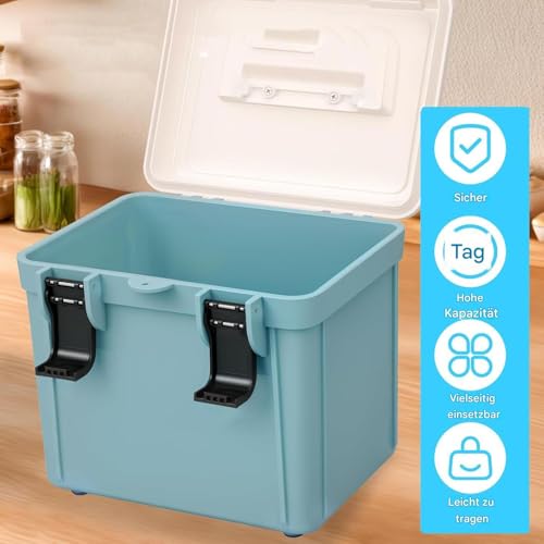 Boîte de rangement verrouillables portable à code pour documents - 6