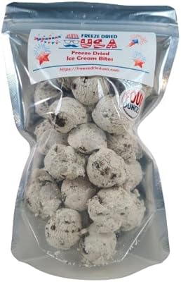 FREEZE DRIED USA Cookies & Cream Ice Cream Bites (4 oz) - Unique Novelty Gift for Birthdays, Christmas, Easter - Exciting ...