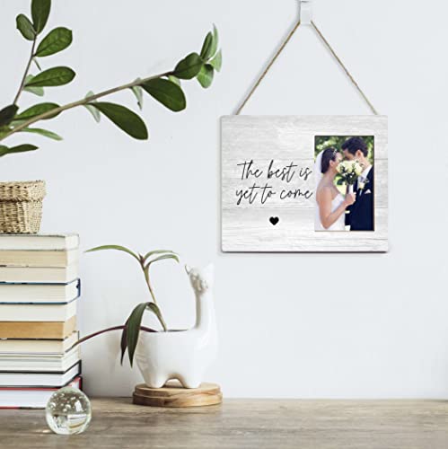 Orchroma Inspirational Quote The Best Is Yet To Come Picture Frame - Valentine's Day Engagement Wedding Gifts For Him Her Engaged Couples,Bride And Groom Photo Frame Gift,Love Remembrance Gift 8X10 In #TOP3