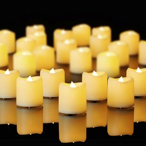 Bougies votives à DEL vacillantes 100 heures pour intérieur