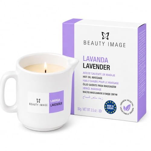 Beauty Image Lavender Hot Oil Body Massage Candle