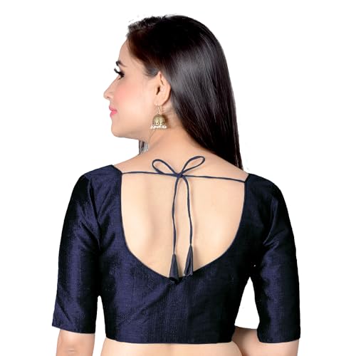 Image of Chandrakala Casual Blouses for Women Sarees,Readymade (B186-P)