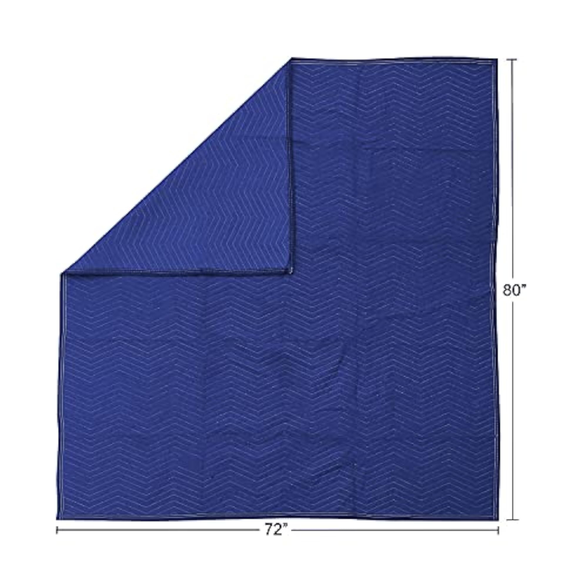 Non-Woven Padded Moving Blanket, Blue