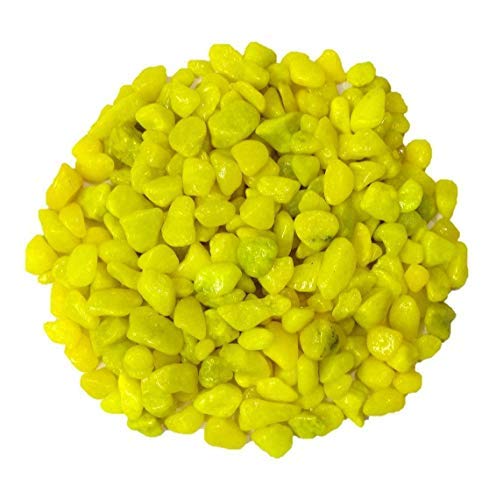 Uniq World Wide Decorative Pebbles Stones River Rock Unplanted Substrate Stone for Garden/Lawn and Aquarium Decoration (3Kg Lemon Yellow) (B07TGBGL4Z) Amazon Price History, Amazon Price Tracker