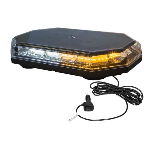 Image of Buyers Products 8891062 15 Inch Amber Clear Emergency LED Mini Light Bar