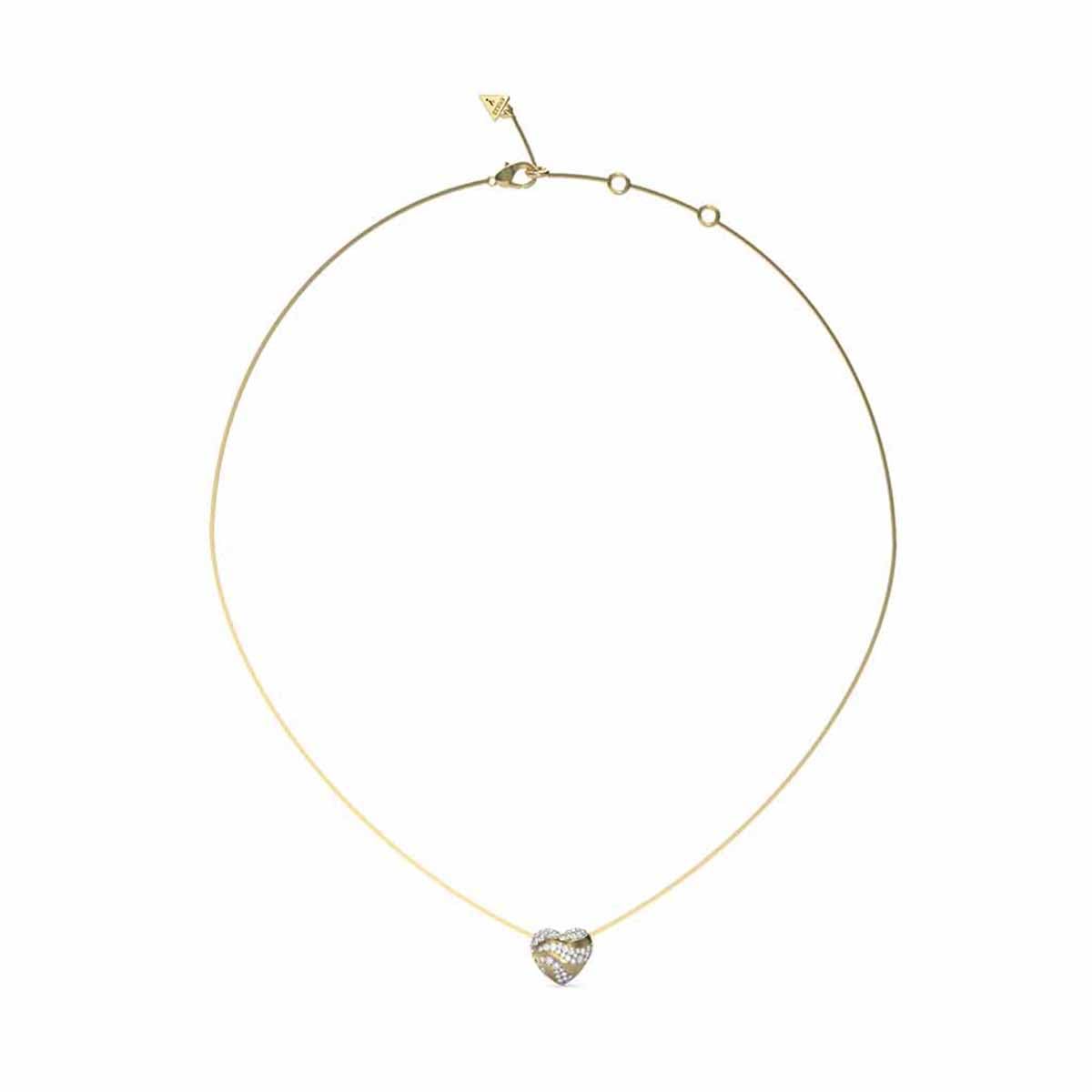 GUESS Collana Cuore In Acciaio Inox Argento - JUBN04208JWYGRHT-U - 4