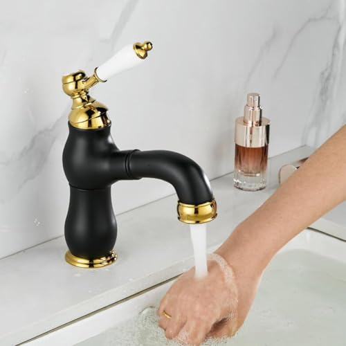 Mitigeur de salle de bain jet extractible et commande eau chaude froide - 5
