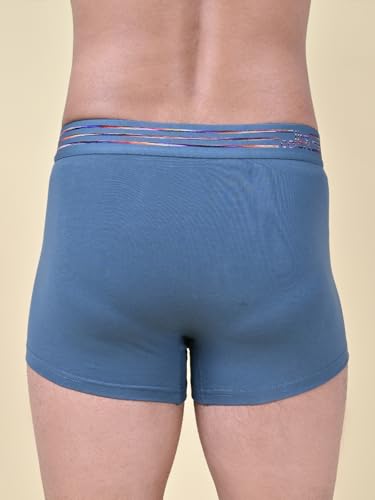 Image of Rupa Colors Solid Trunk for Men, Cotton Blend, Outer Elastic, Regular Fit, Pack of 1