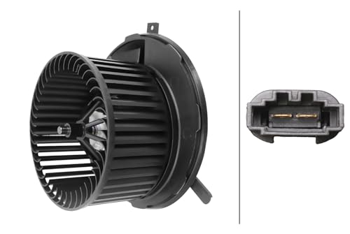 HELLA 8EW 366 400-041 Innenraumgebläse - 12V - 180W - für Fahrzeuge mit Klimaanlage (manuell geregelt) - Ø: 148.5mm - ohne integrierten Regler - ohne Widerstand