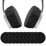 3Pairs Headphone Ear Covers, Sweat Mesh Headphone Covers for Ears, Washable Headphones Earpads, Stretchable Headphones Sweat Ear Cover Replacement for Gym Libraries Studying Gaming Aviation Racing