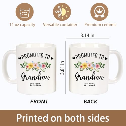 Breezyvalleypromotedtograndparentsgiftsgrandmaandgrandpa2025coffeemugsfirsttime1stgrandparentsgiftsfornewgrandpagrandmapregnancybabyannouncementforgrandparentmugset Urban Country Home Decor Breezy valley promoted to grandparents gifts grandma and grandpa 2025 coffee mugs first time 1st grandparents gifts for new grandpa grandma pregnancy baby announcement for grandparent mug set urban country home decor