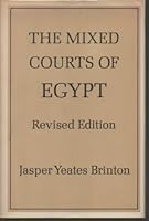 The Mixed Courts of Egypt B0006BUDAK Book Cover