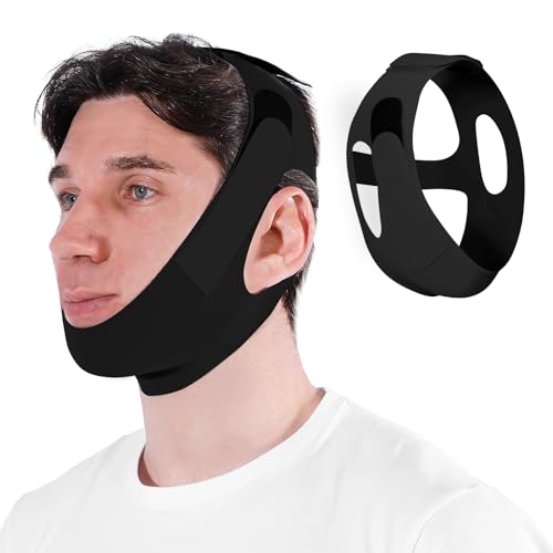 Chin Strap for Sleeping, Effective Anti Snoring Device, Snore Stopper Breathable and Durable for Adult