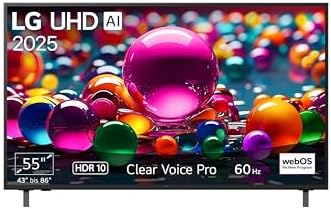 LG 55UA75006LA TV 55 Zoll (139 cm) 4K UHD AI TV (α7 Gen8 4K AI Pr...