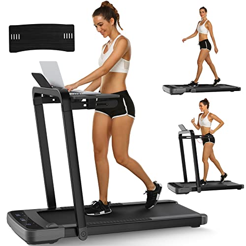 Ancheer Under Desk Treadmill With Desk 3 In 1 Walking Pad Treadmill With Remote Electric Portable Treadmill With Lcd Touch Display - With Remote, App Control & 12 Preset Programs #TOP7