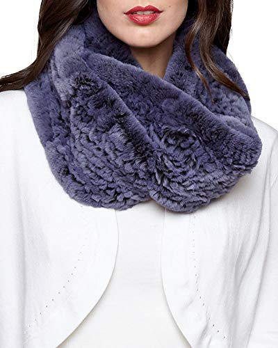 frr Rex Rabbit Fur Infinity Scarf