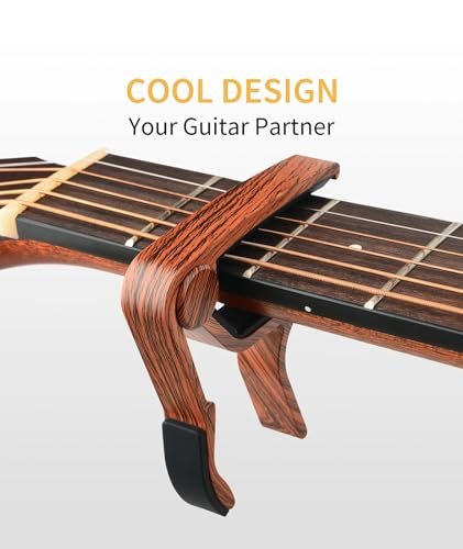 Image of Guitar Capo, Guitar Accessories, Capo for Acoustic Guitar Guitar Capo for Electric Guitars Bass Buzzing-Free Quick Release Easy To Use