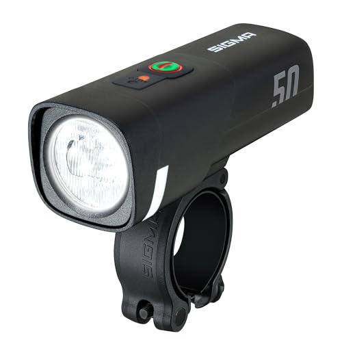 Éclairage LED pour vélo 50 LUX à réglage automatique SIGMA Aura