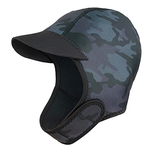 Tdoutop 2mmダイビングフードサーフ大人用ネオプレン水中帽子スポーツ