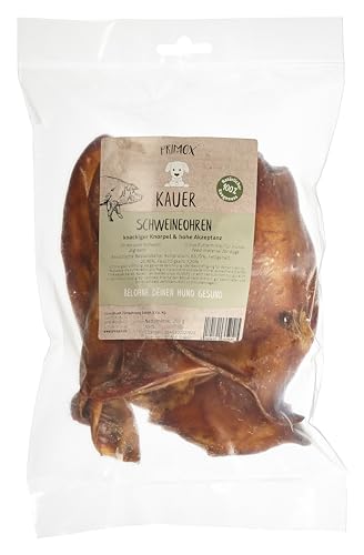 Produktbild von PRIMOX Schweineohren Hundesnack Schwein - 10 x 200 g