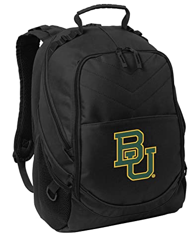 Image of Broad Bay Baylor University Backpack | Official Baylor Bears Logo, Premium 600D Polyester, Exterior Padded Laptop Compartment, Fits Up to 17 inch Laptops