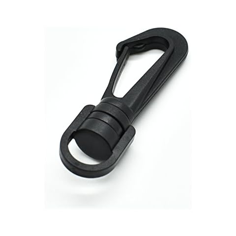 50pcs Plastic Swivel Snap Hooks Universal Hook Spring Hook Dog Chain Hook Luggage Accessories Cord Hold Size 3/8"(12mm) Cover