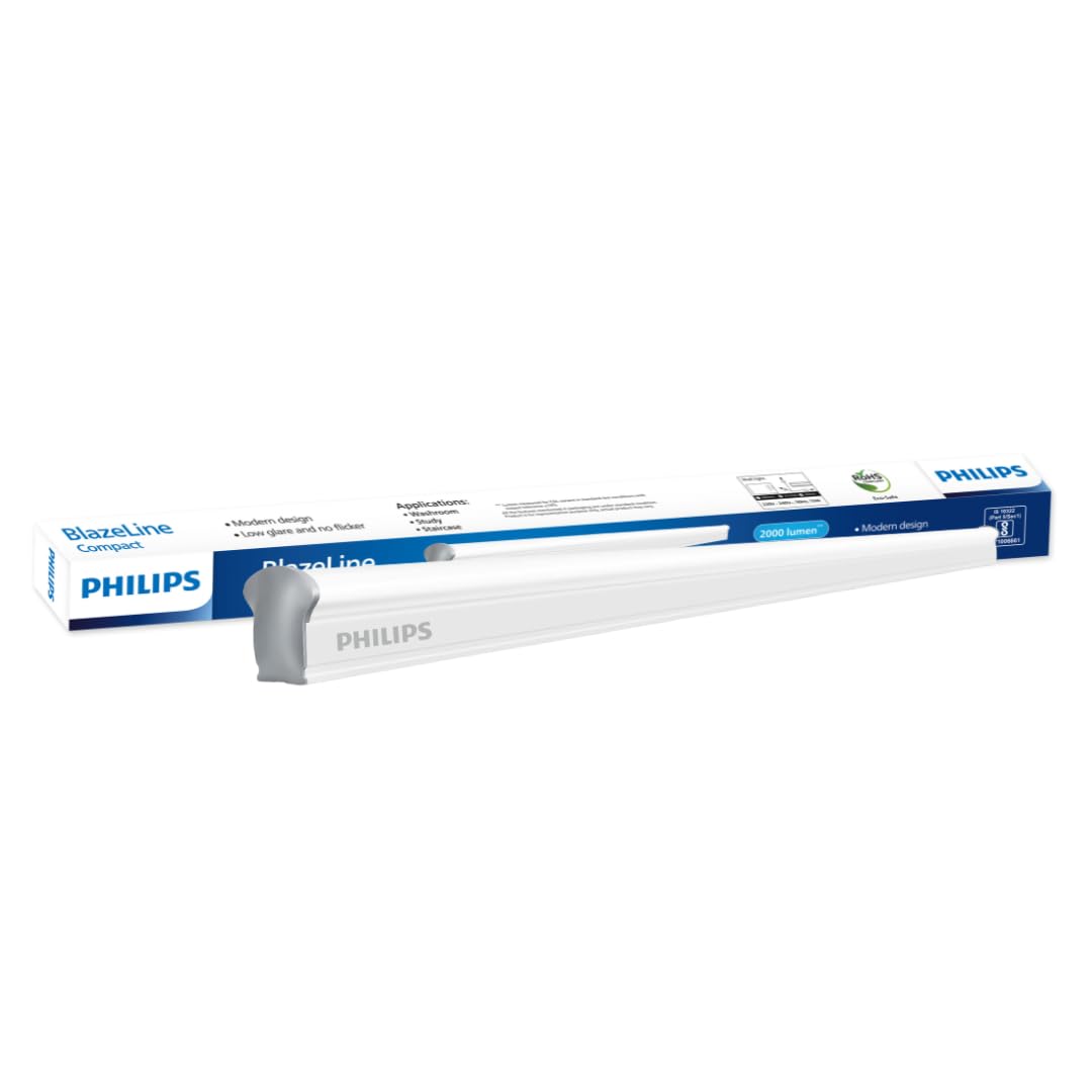 PHILIPS Compact 2-FT 15-Watt LED Tubelight/Batten | Blazeline Compact Batten for Living room & Bedroom | Colour : Cool Day Light, Pack of 1 (B0D28W94QL) Amazon Price History, Amazon Price Tracker